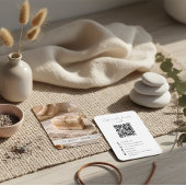 Modern Organic Handmade Soap QR Code Photo 名刺