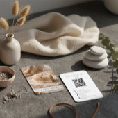 Modern Organic Handmade Soap QR Code Photo 名刺