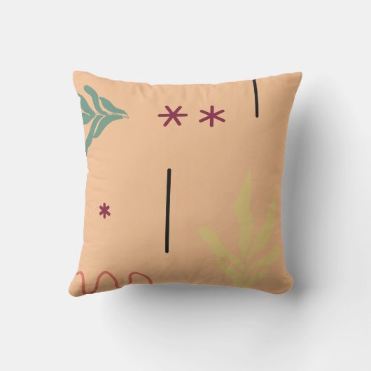 MODERN ORGANIC SHAPES クッション (裏面)