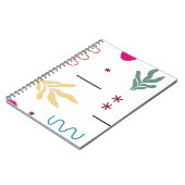 MODERN ORGANIC SHAPES ノートブック (左側)