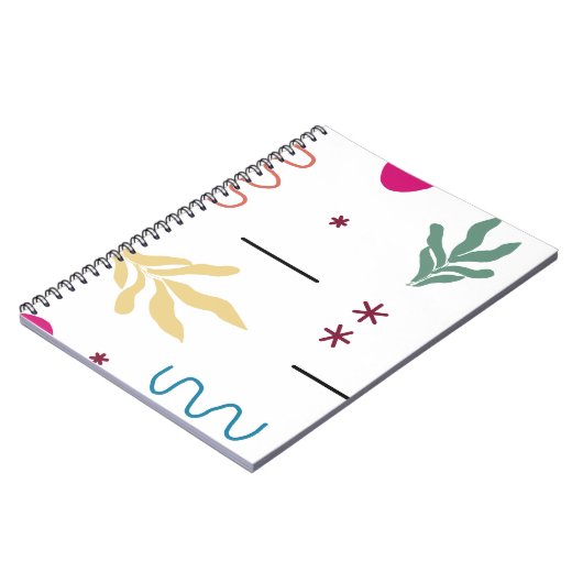 MODERN ORGANIC SHAPES ノートブック (左側)