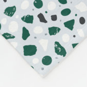 Modern Organic Terrazzo | Abstract Stone Mosaic フリースブランケット (角)