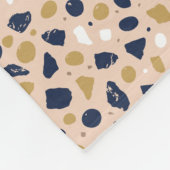 Modern Organic Terrazzo | Abstract Stone Mosaic フリースブランケット (角)
