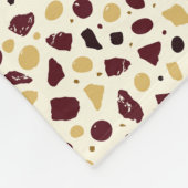 Modern Organic Terrazzo | Abstract Stone Mosaic フリースブランケット (角)