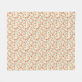 Modern Organic Terrazzo | Abstract Stone Mosaic フリースブランケット (正面(横))