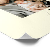 Modern Our Love Story 5 Couple Photo Collage  ポスター (角)