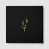 Modern Oval Photo Wedding ゲストブック (裏面)