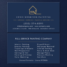 Modern Painter Painting Company Business Card 名刺