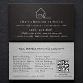 Modern Painting Services QR Code 名刺
