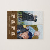 Modern Papa Puzzle with Grandkids’ Photos ジグソーパズル (横)