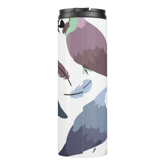 Modern Parrots Tropical Pattern  タンブラー (裏面)