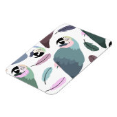 Modern Parrots Tropical Pattern  マグネット (左側)