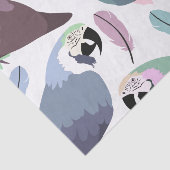 Modern Parrots Tropical Pattern  薄葉紙 (詳細)