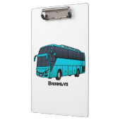 Modern passenger bus cartoon illustration  クリップボード (左)
