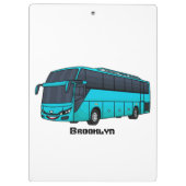 Modern passenger bus cartoon illustration  クリップボード (裏面)