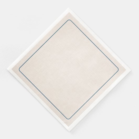 Modern Passover Seder Linen-Style Paper Napkin (コーナー)