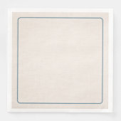 Modern Passover Seder Linen-Style Paper Napkin (正面)