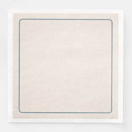 Modern Passover Seder Linen-Style Paper Napkin