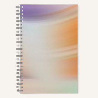 Modern Pastel Gradient Spiral Notebook ノートブック