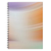 Modern Pastel Gradient Spiral Notebook ノートブック (正面)