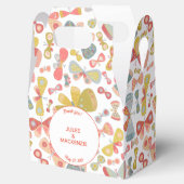 Modern Pastel Graphic Butterfly Pattern フェイバーボックス (オープン)