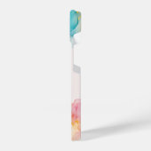 Modern Pastel Stylish Alcohol Ink iPhoneケース (左側面)