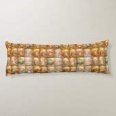 Modern Patchwork Pattern Collage ボディピロー (裏面)