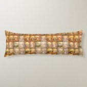 Modern Patchwork Pattern Collage ボディピロー (正面)