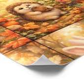 Modern Patchwork Pattern Collage ポスター (角)