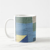 Modern Patchwork Quilt Mug コーヒーマグカップ (左)