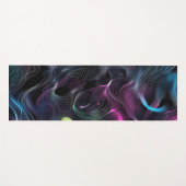 Modern pattern geometric art stripes ヨガマット (正面(横))