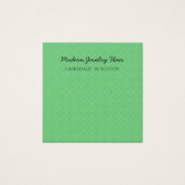 Modern Pattern Green Earring Display Card (正面)