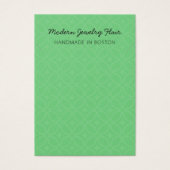 Modern Pattern Green Necklace Display Card (正面)