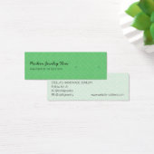 Modern Pattern Green Stud Earring Display Card (デスク)