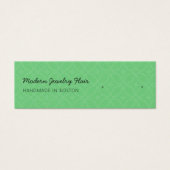 Modern Pattern Green Stud Earring Display Card (正面)