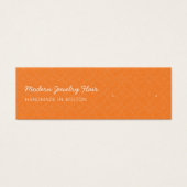 Modern Pattern Orange Stud Earring Display Card (正面)
