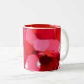 Modern pattern red mug ツートーンマグカップ (正面右)