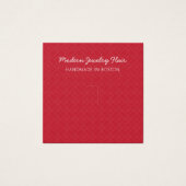 Modern Pattern Red Ring Display Card (正面)