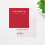 Modern Pattern Red Ring Display Card (デスク)