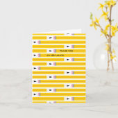 Modern Pencil Teacher Appreciation Thank You カード (黄色い花)