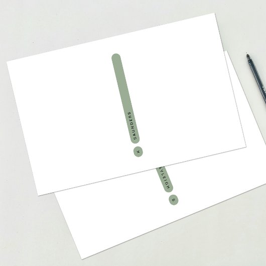 Modern Personal Stationery | 2-Column 便箋