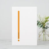 Modern Personal Stationery | Side Margin 便箋 (スタンド正面)