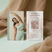 Modern Personal Trainer Fitness Influencer Photo 名刺