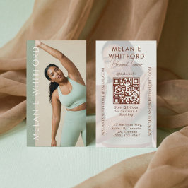 Modern Personal Trainer Fitness Influencer Photo 名刺