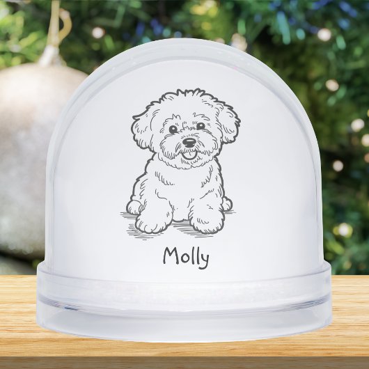 Modern Personalized Dog Christmas