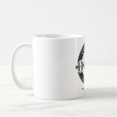 Modern Personalized Fit Mom Mothers Day Mug コーヒーマグカップ (左)