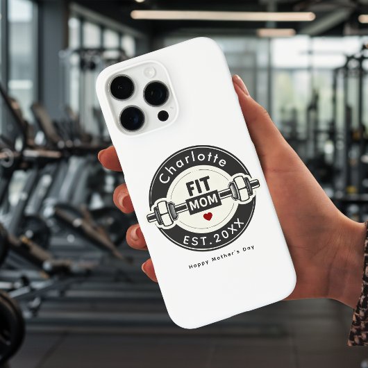 Modern Personalized Fit Mom Phone Case Case-Mate iPhoneケース