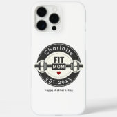 Modern Personalized Fit Mom Phone Case Case-Mate iPhoneケース (裏面)