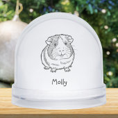 Modern Personalized Guinea Pig Christmas