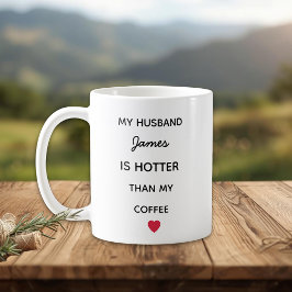 Modern Personalized Husband Coffee Mug コーヒーマグカップ